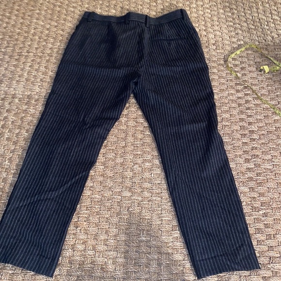 3.1 Phillip Lim Heather gray Wool Pin stripe high waist pant sz 31 - Picture 9 of 11